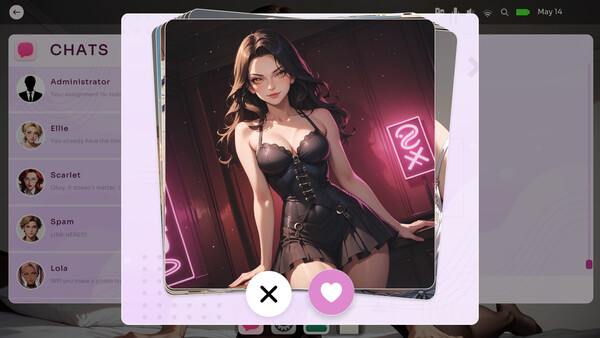 Скриншот из OnlySluts: WAIFU MATCH 