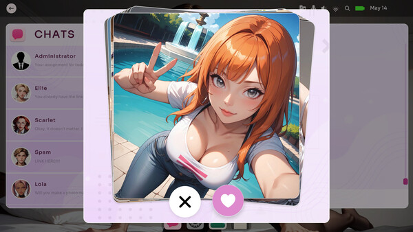 Скриншот из OnlySluts: WAIFU MATCH 