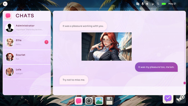 Скриншот из OnlySluts: WAIFU MATCH 