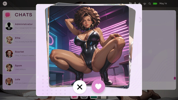 Скриншот из OnlySluts: WAIFU MATCH 