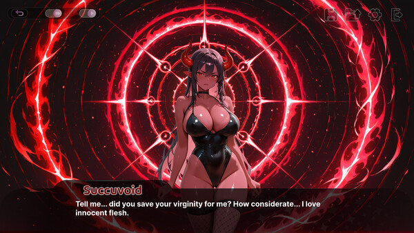 Screenshot of Hentai Magical Warriors gameplay showing in-action mechanics