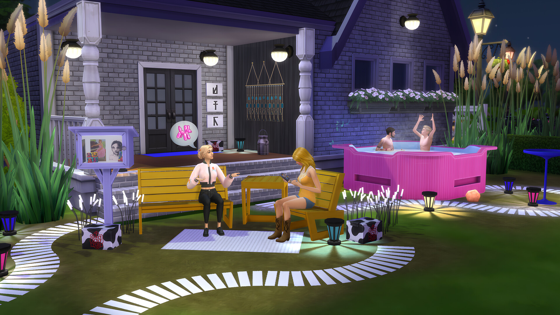 The Sims 4 Yard Charm Kit PC gameplay screenshot 1 of 2