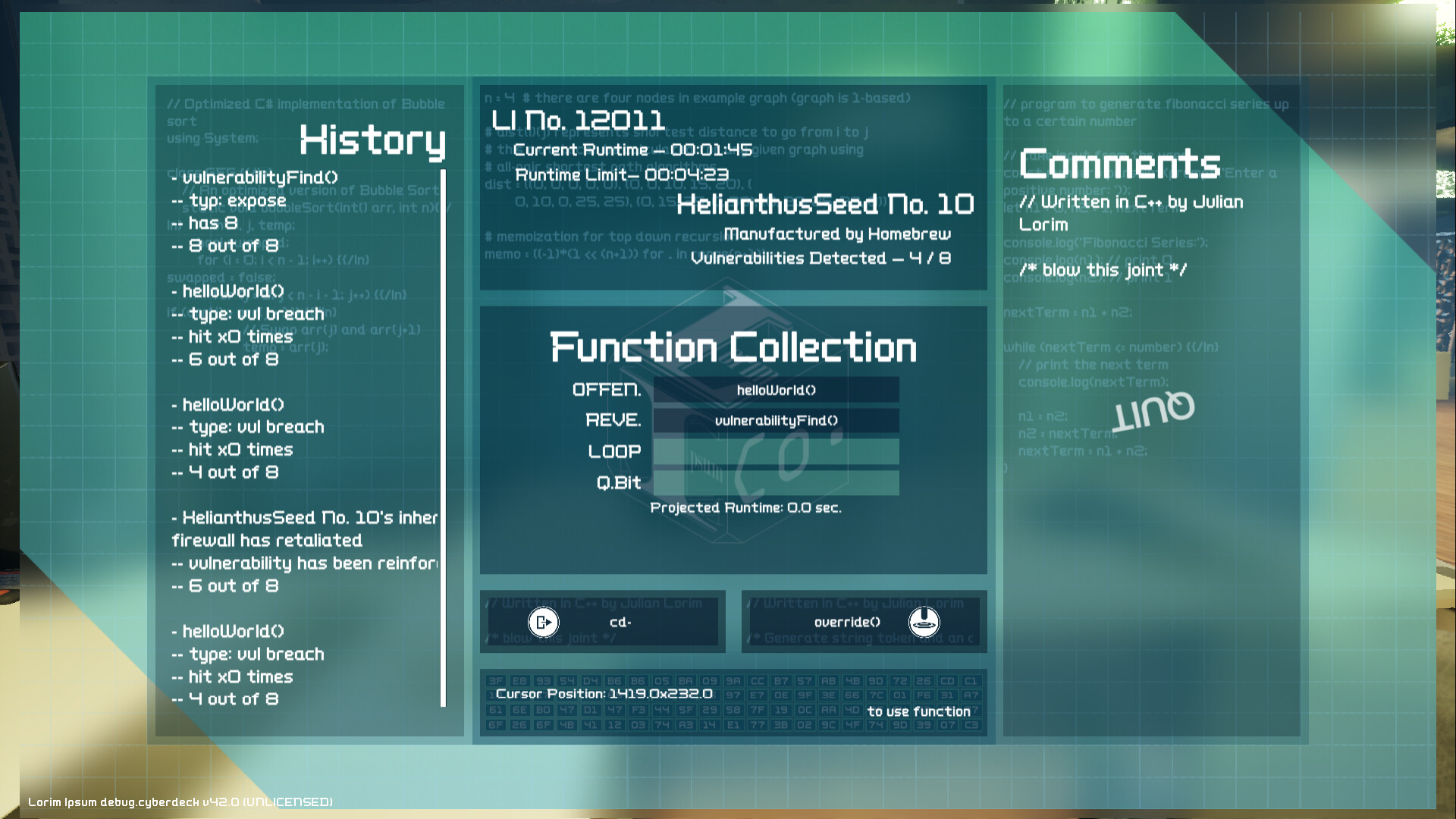 Graftage screenshot