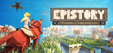 Steam header art for Epistory - Typing Chronicles