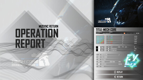 MUSYNX:RETURN スクリーンショット