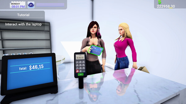 Screenshot of Electronics Store Simulator