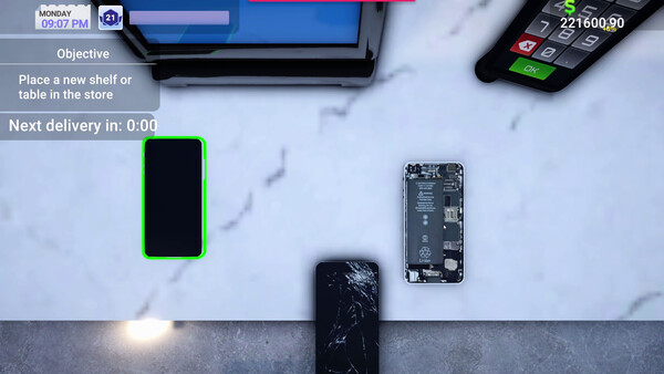 Screenshot of Electronics Store Simulator