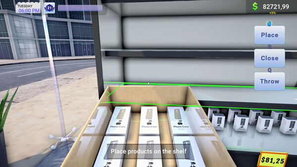 Screenshot of Electronics Store Simulator