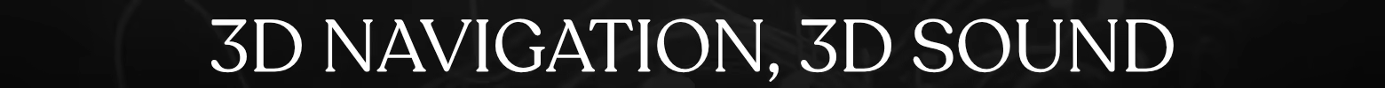 3D navigation, 3D sound