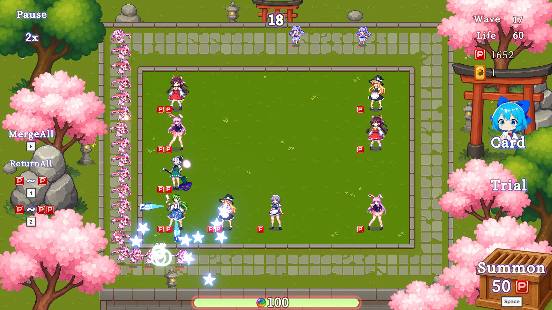 Touhou Random Tower Defense screenshot 2