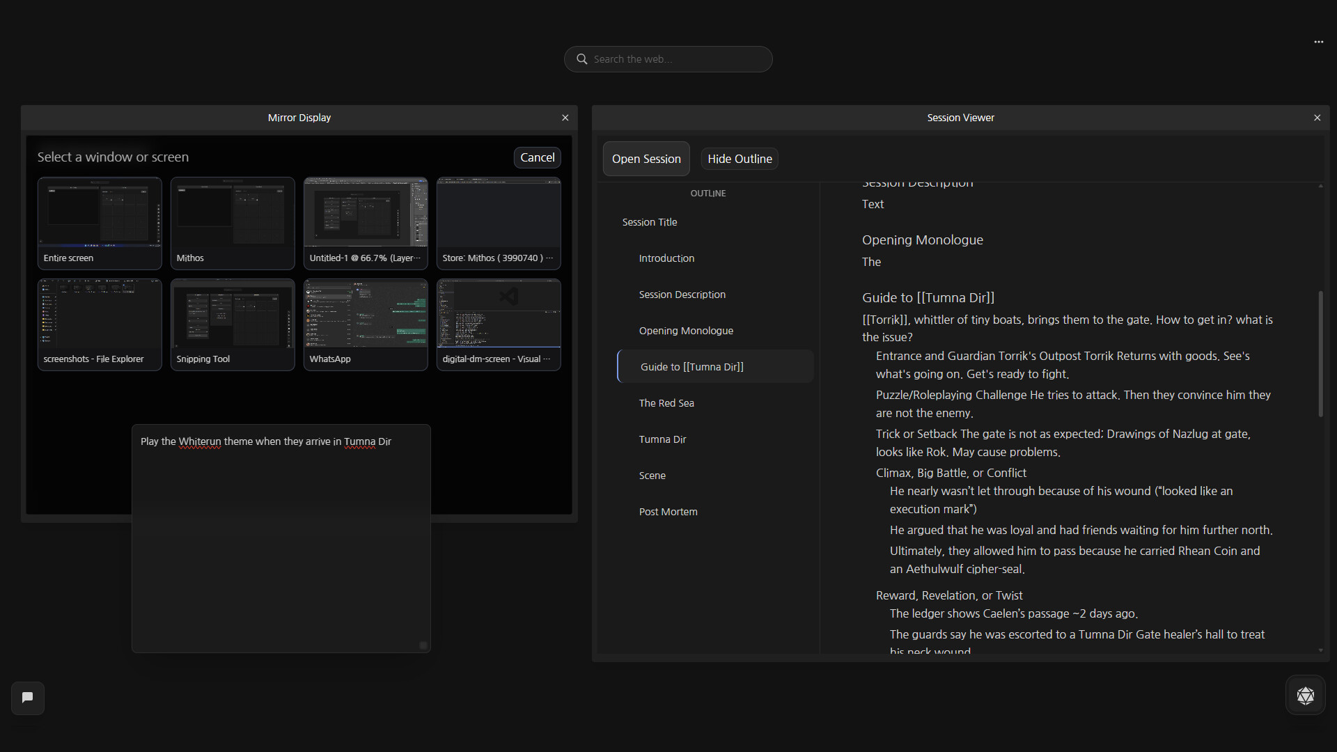 Mithos screenshot #5
