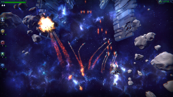 Screenshot of Astro Flame: Starfighter