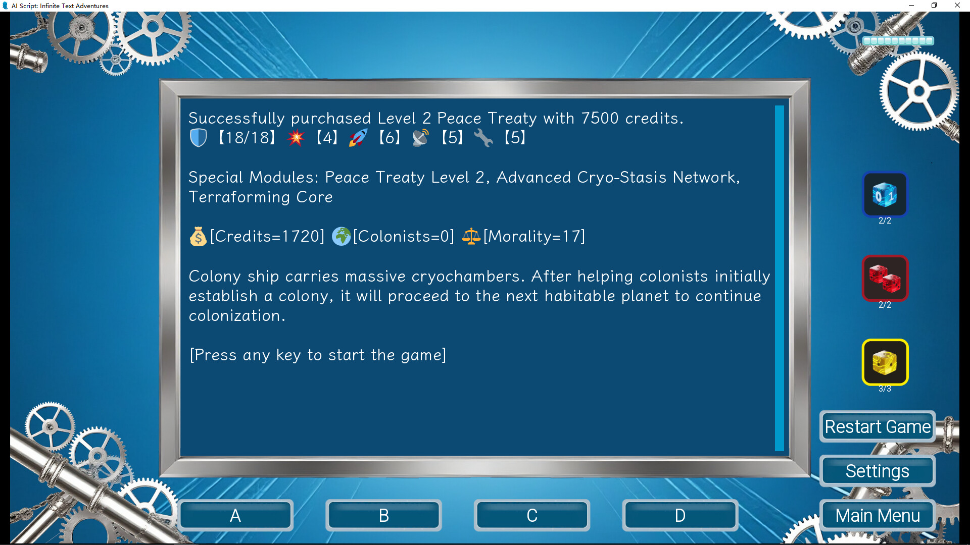 AI Script: Infinite Text Adventures screenshot #5