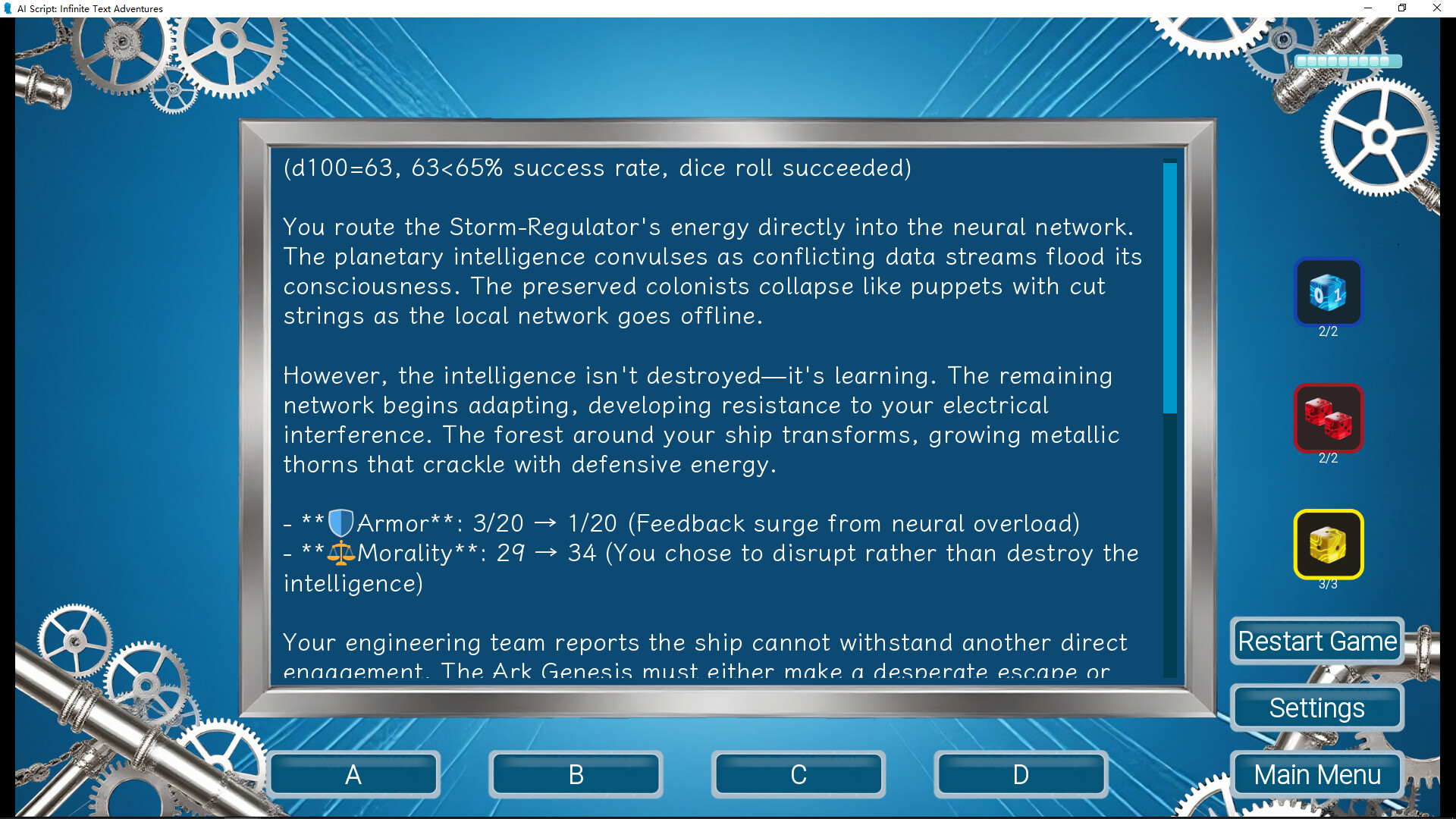 AI Script: Infinite Text Adventures screenshot #2