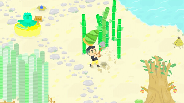 Screenshot of Momolitos gameplay showing in-action mechanics