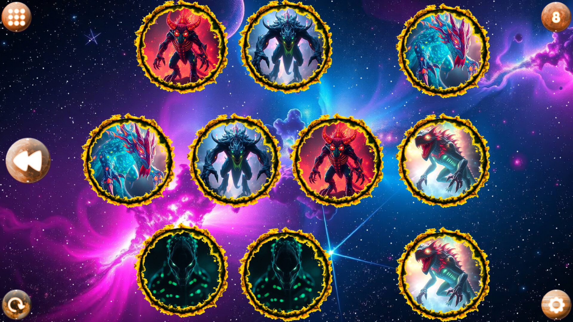 Space Memory: Monsters screenshot 4
