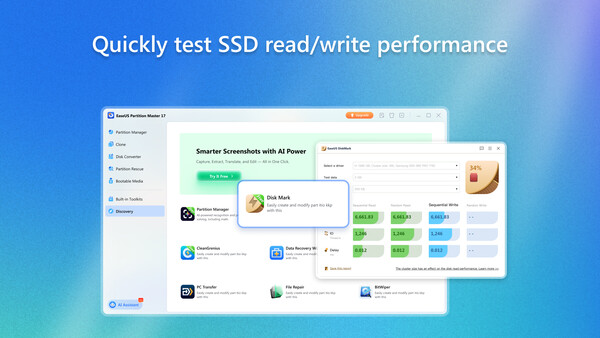 EaseUS Partition Master.