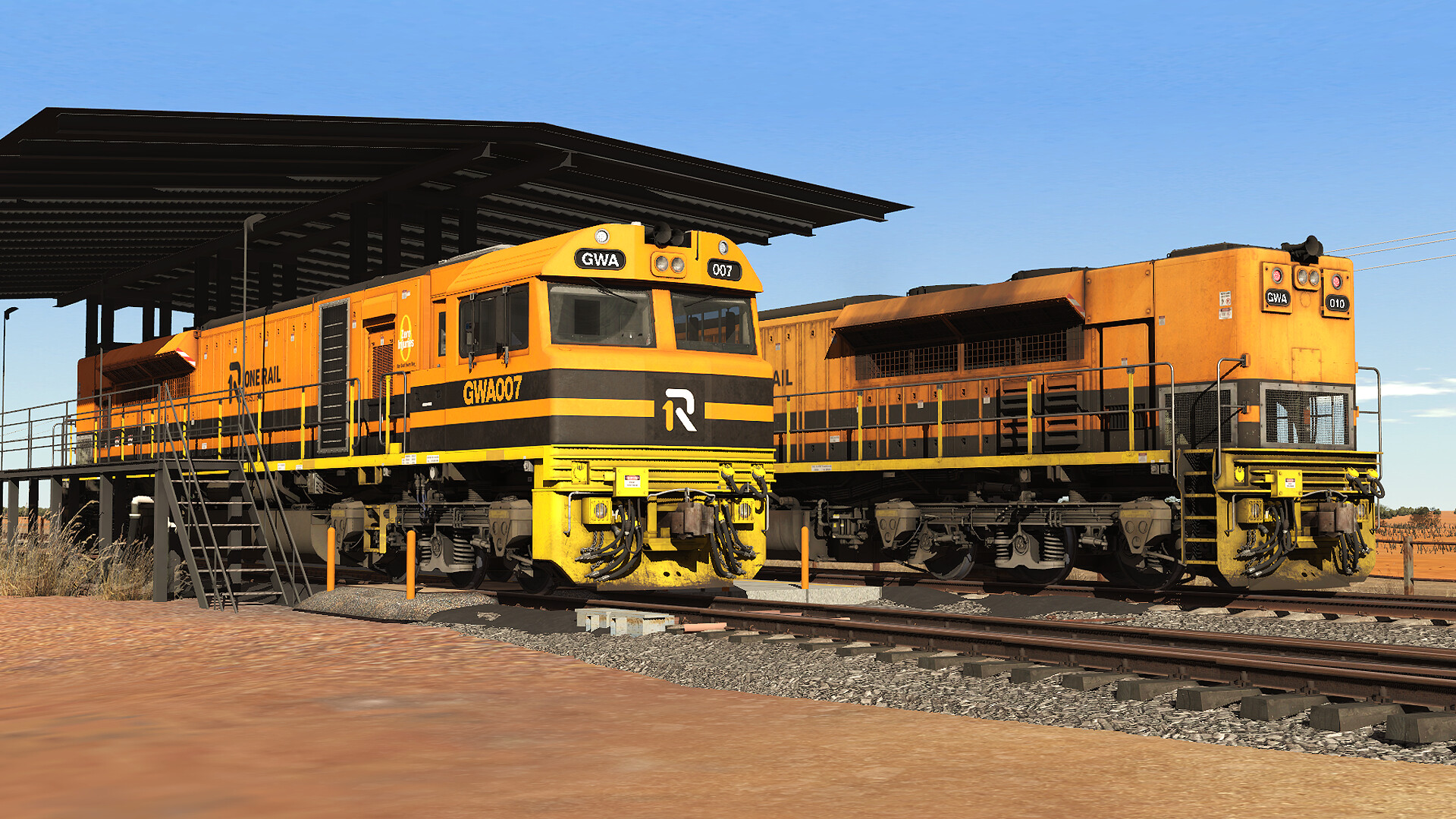 #4. Trainz 2022 DLC - GT46C-ACe G1 - GWA / ORA / Aurizon (Steam) โดย: N3V Games