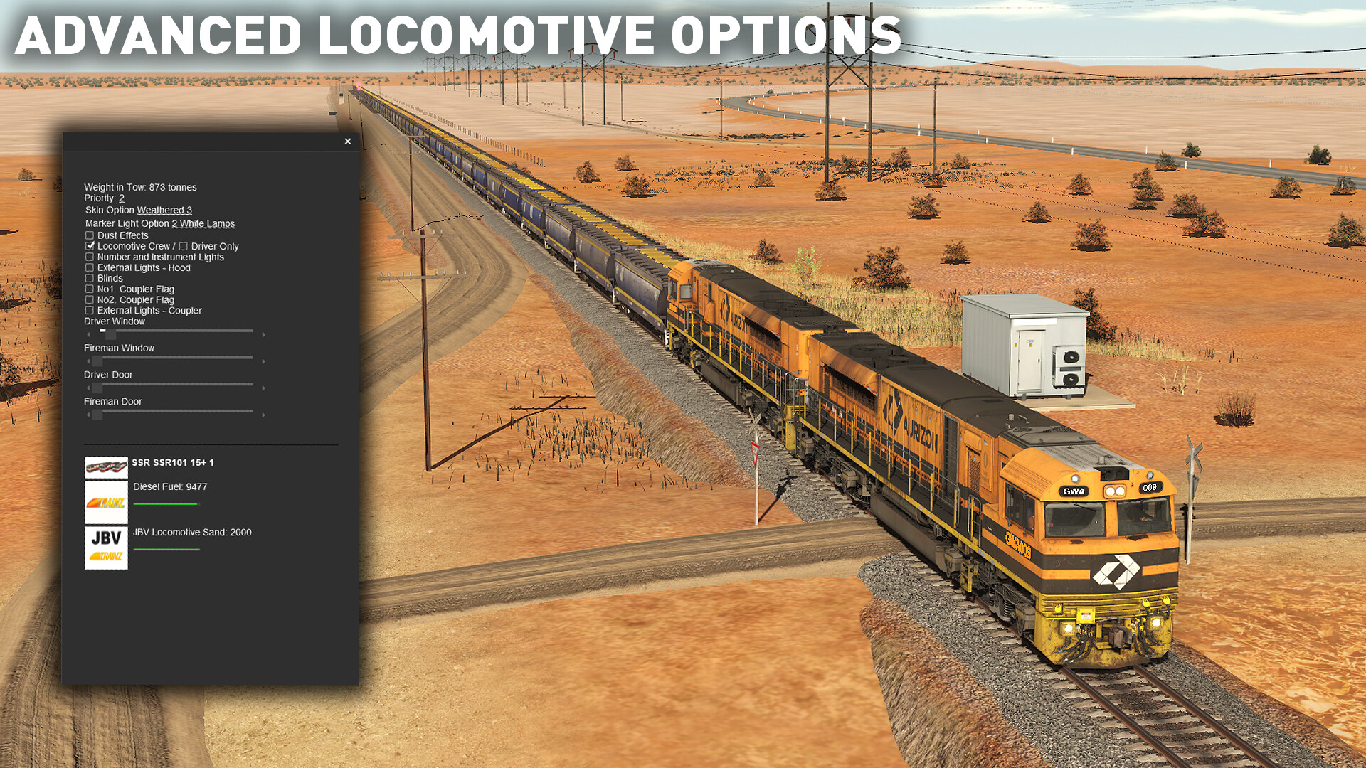 #7. Trainz 2022 DLC - GT46C-ACe G1 - GWA / ORA / Aurizon (Steam) โดย: N3V Games