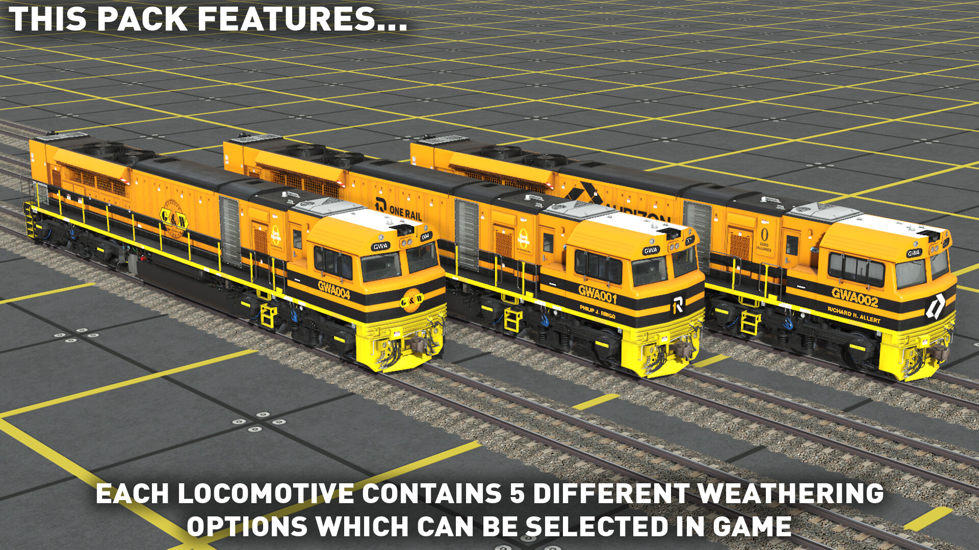 #8. Trainz 2022 DLC - GT46C-ACe G1 - GWA / ORA / Aurizon (Steam) โดย: N3V Games