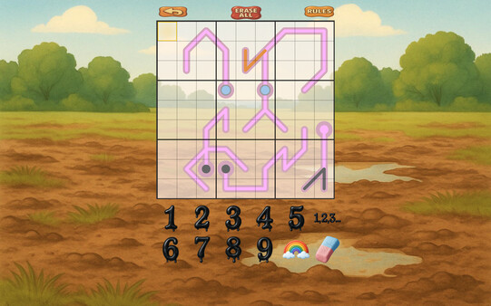 Mr Toffee's Slow-Thermo Sudoku Puzzles game for Linux 1