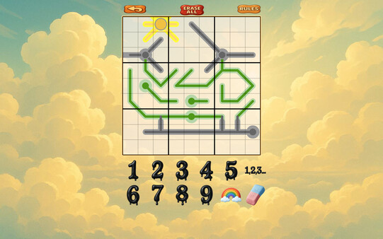 Скриншот из Mr Toffee's Slow-Thermo Sudoku Puzzles