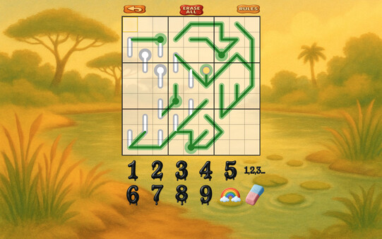 Скриншот из Mr Toffee's Slow-Thermo Sudoku Puzzles