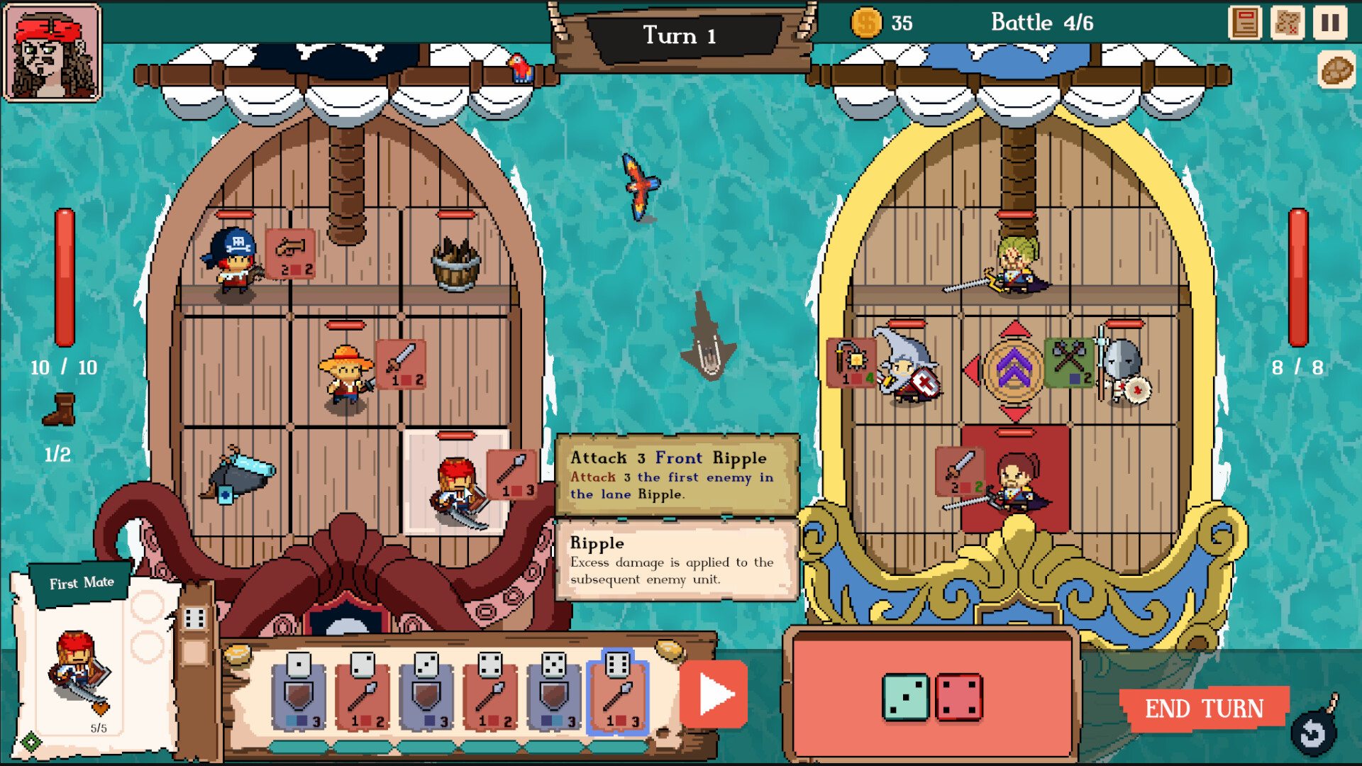 DeckWrecking Pirates screenshot 1