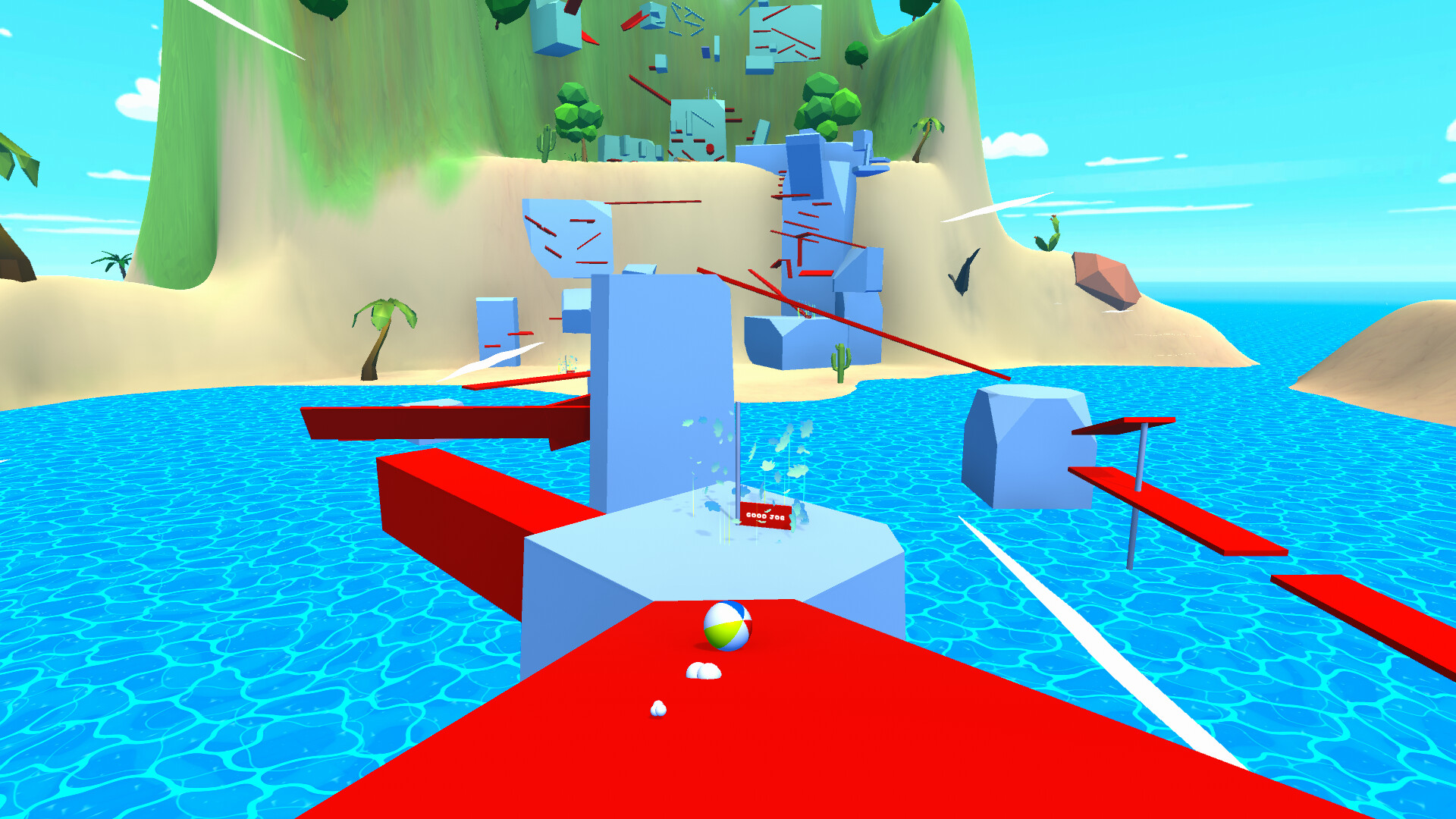Beach Ball Bounce Back screenshot #1