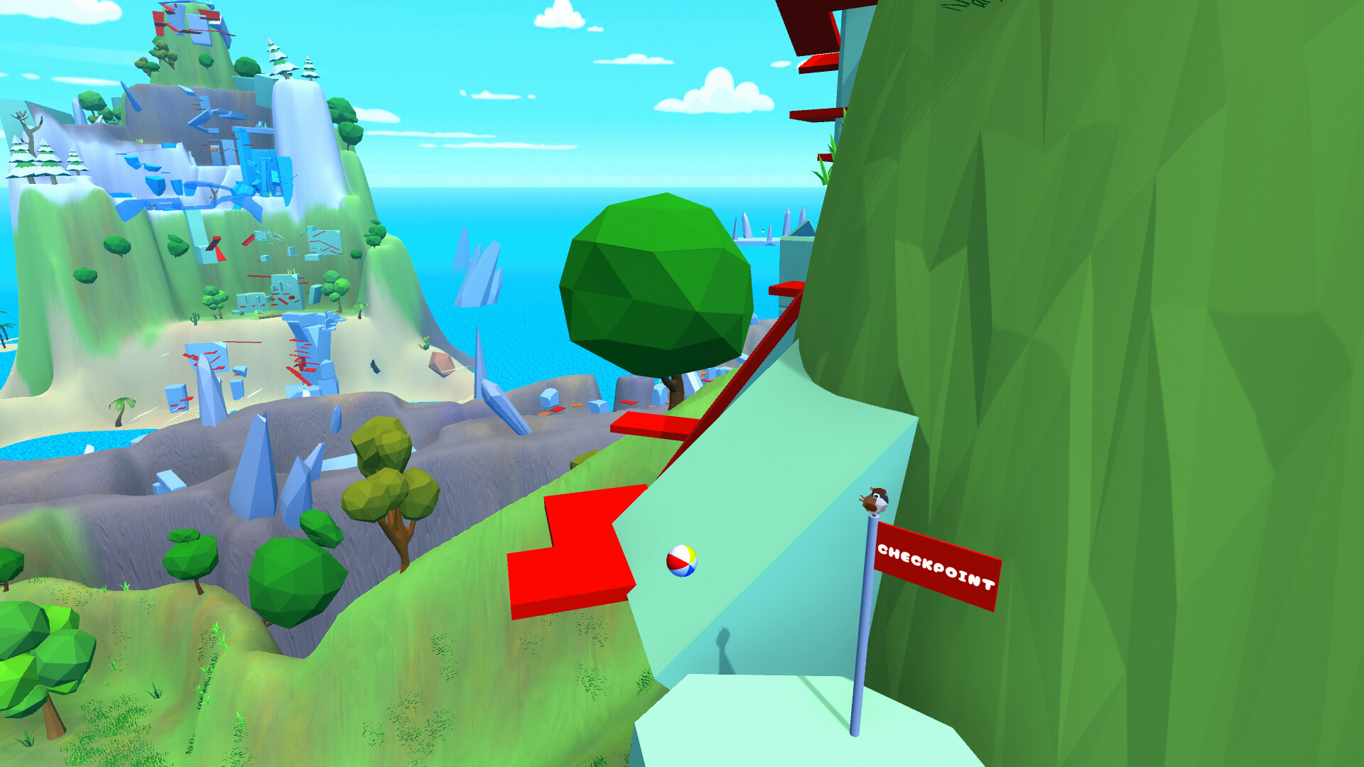 Beach Ball Bounce Back screenshot #2