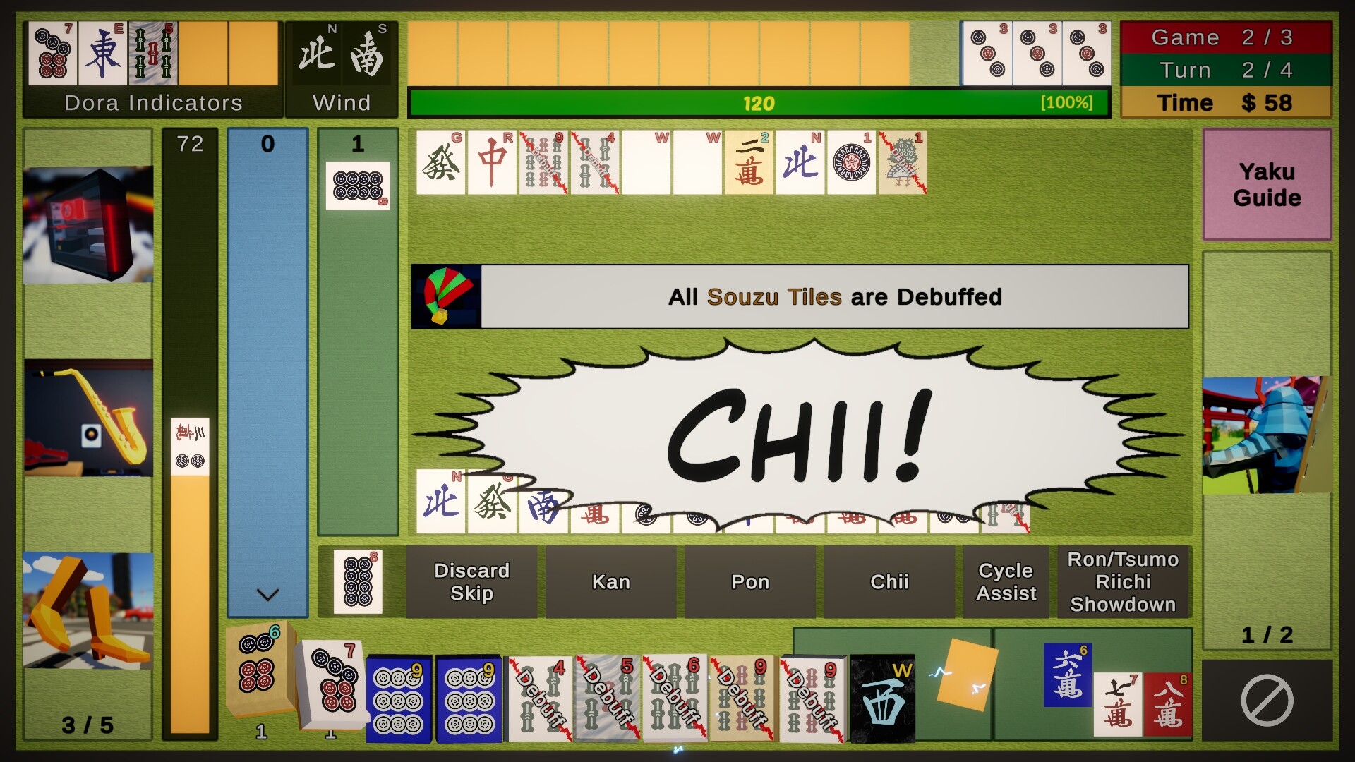 Showdown! Mahjong Tutorial Included screenshot 1