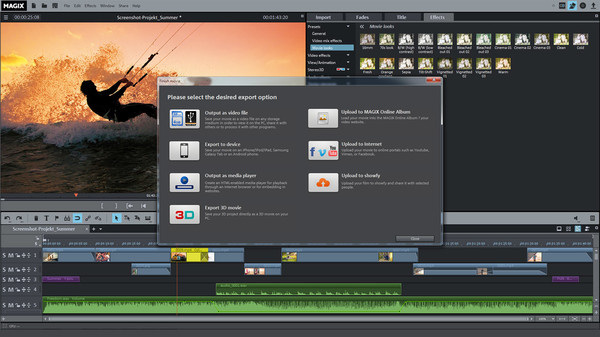 MAGIX Movie Edit Pro 2016 Plus screenshot 2