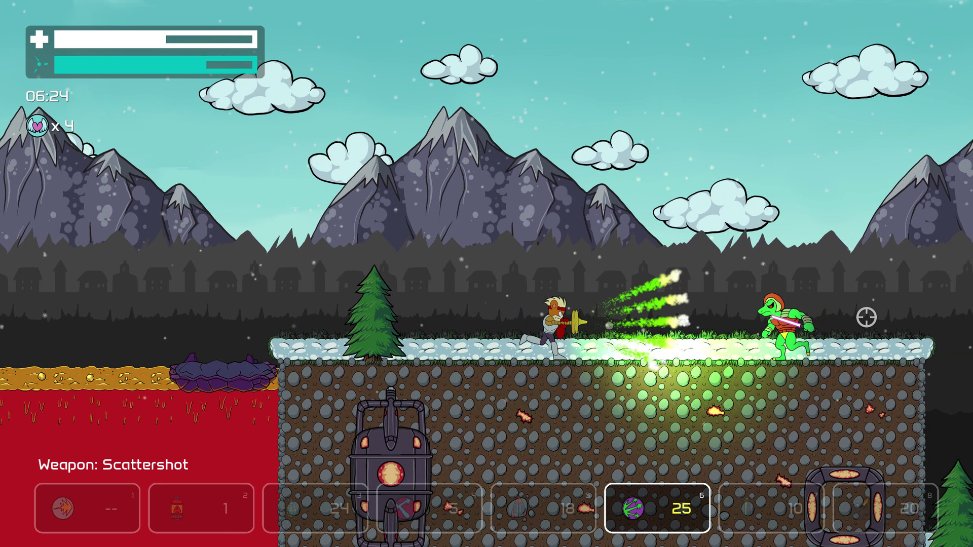 Guinea Pig Gunner — gameplay screenshot 1