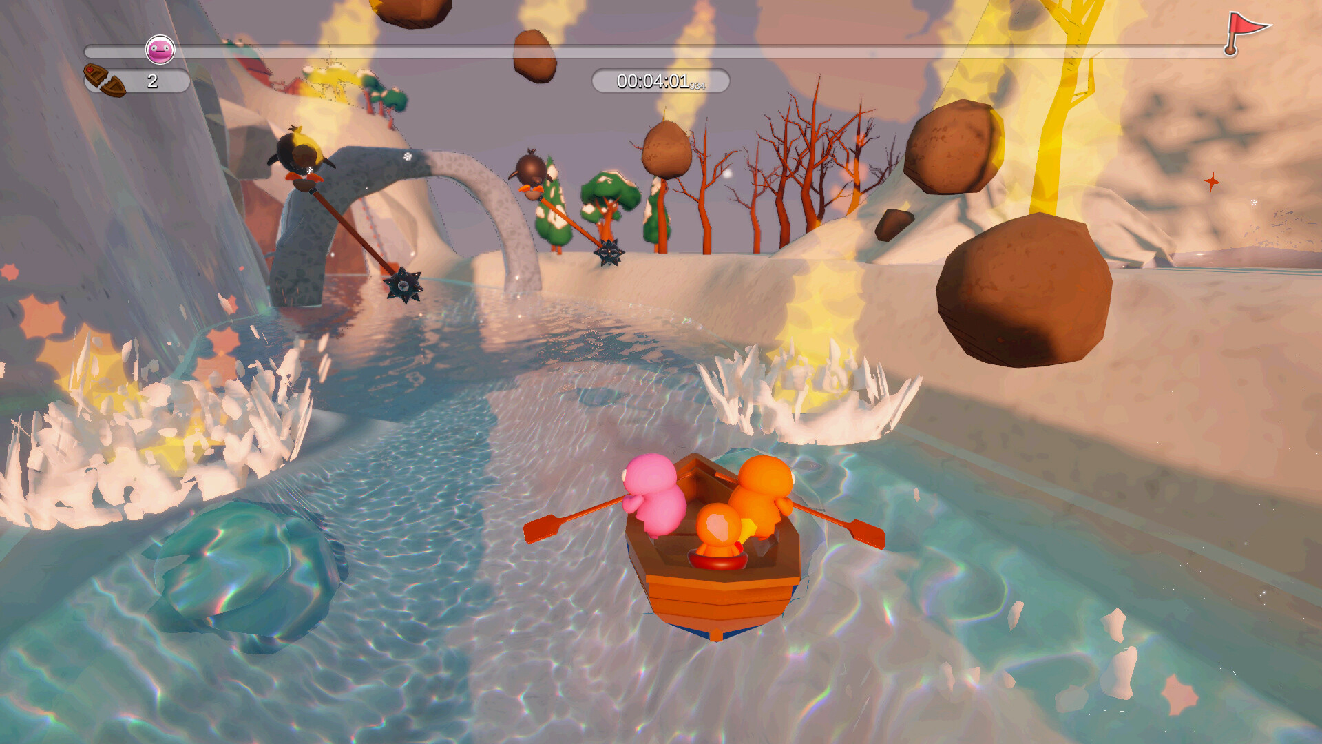 Screenshot of Paddle Together Demo