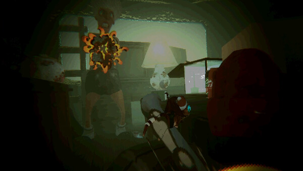 Screenshot of Sticky Feet gameplay showing in-action mechanics