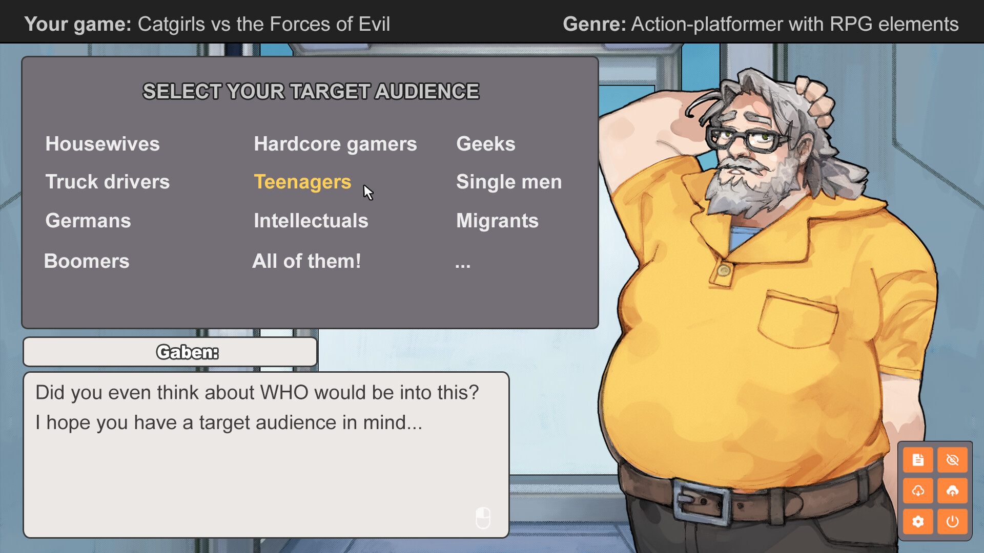GABEN: Elevator Pitch Simulator screenshot #2