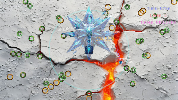 Screenshot of Ice Core Tower Defense