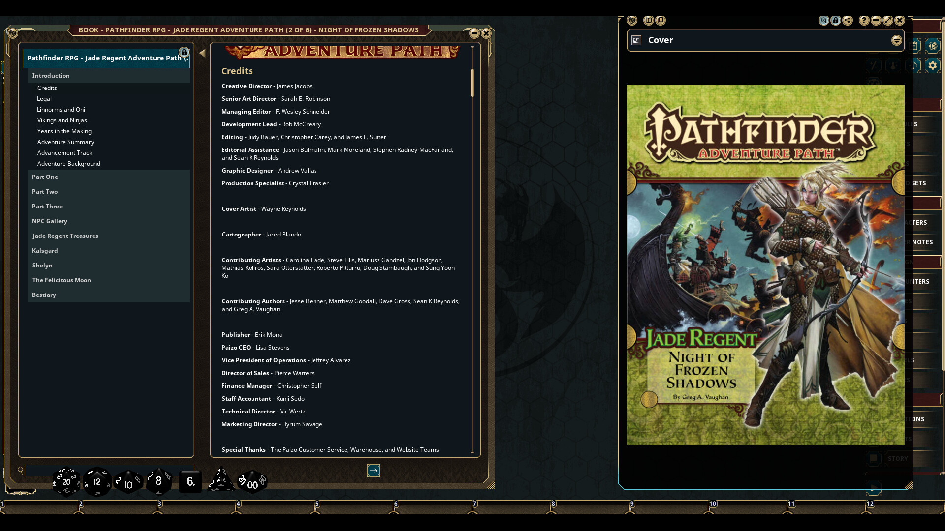 #1. Fantasy Grounds - Pathfinder RPG - Jade Regent Adventure Path (2 of 6) - Night of Frozen Shadows (Steam) 由: SmiteWorks USA, LLC