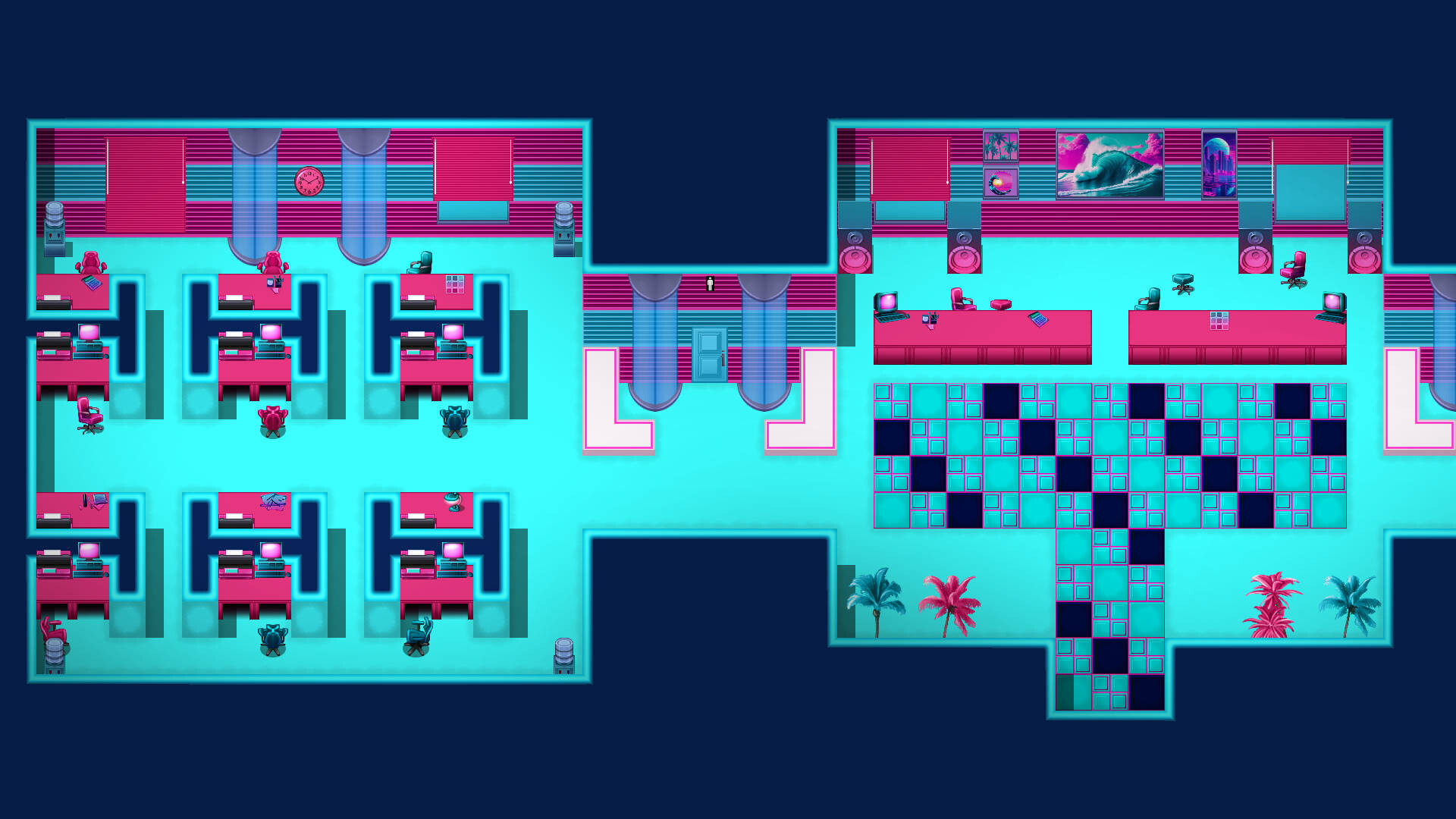 #1. RPG Maker MV - KR Vaporwave Dreams Tileset (Steam) بواسطة: KOMODO
