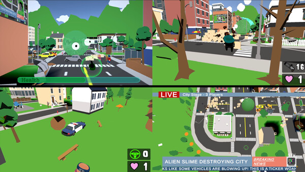 Screenshot of That Time I ROLLED Into A SLIME! gameplay showing in-action mechanics