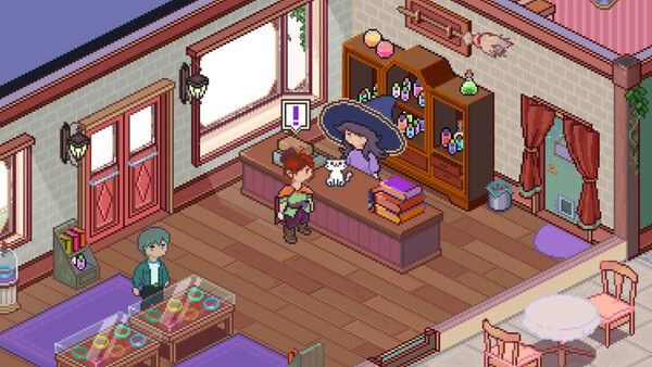 Screenshot of Purrfect Collars gameplay showing in-action mechanics