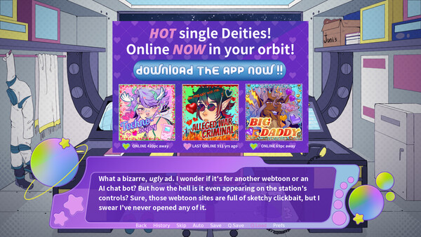 Screenshot of In My Orbit gameplay showing in-action mechanics