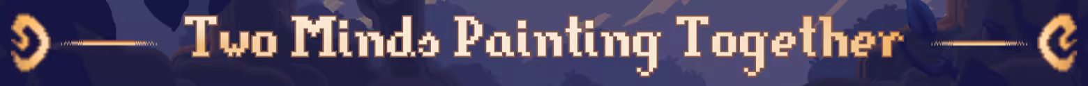 Deco header: Two Minds Painting Together