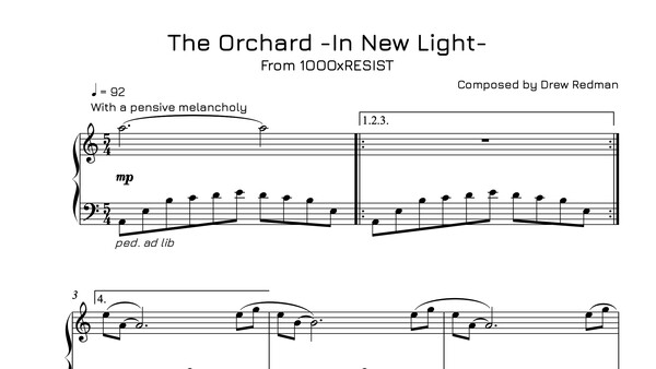1000xRESIST - Piano Book Vol.3