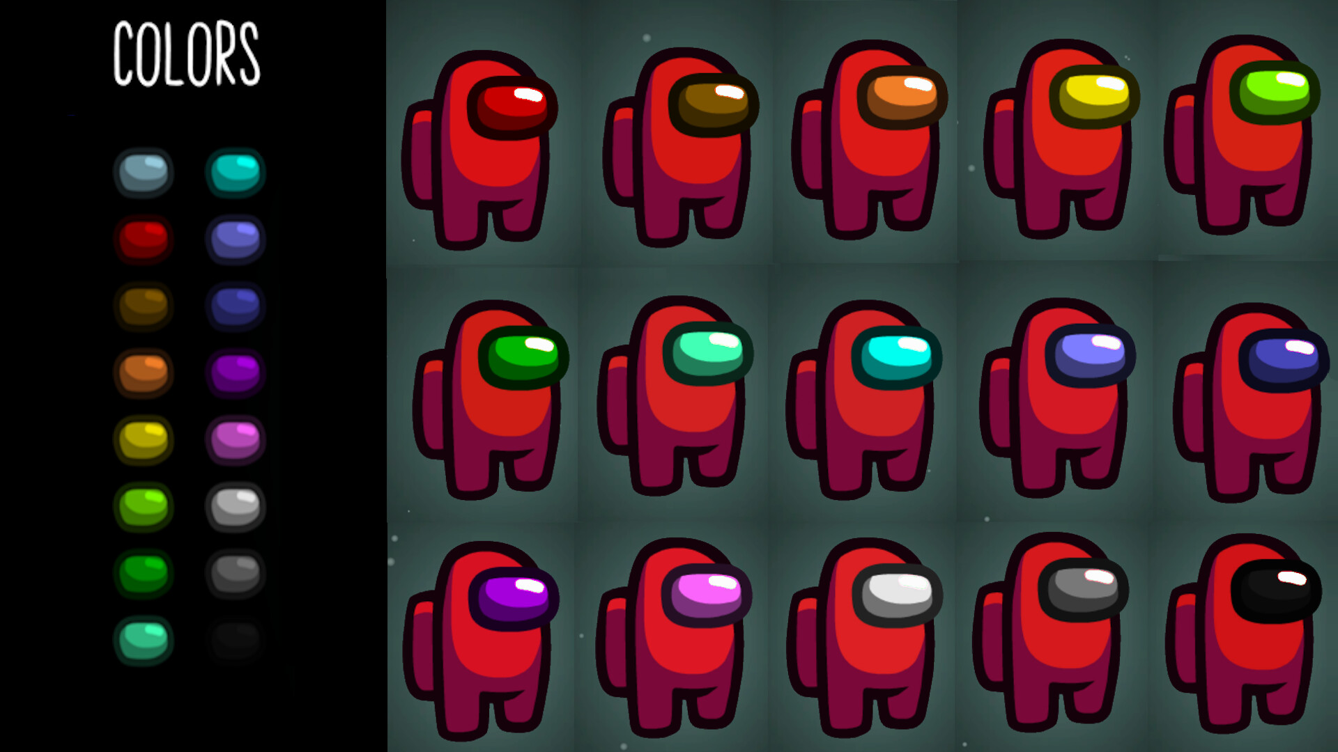 Among Us Ranked - Visor Colors Bundle Featured Screenshot #1