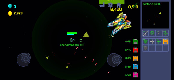 Скриншот из a.sector