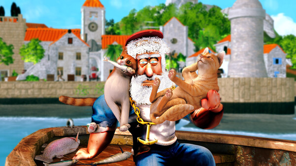 Screenshot of Sime Returns gameplay showing in-action mechanics