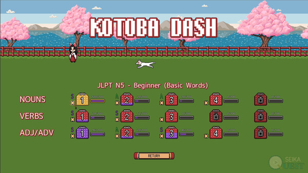 Kotoba Dash game for windows Pc 1
