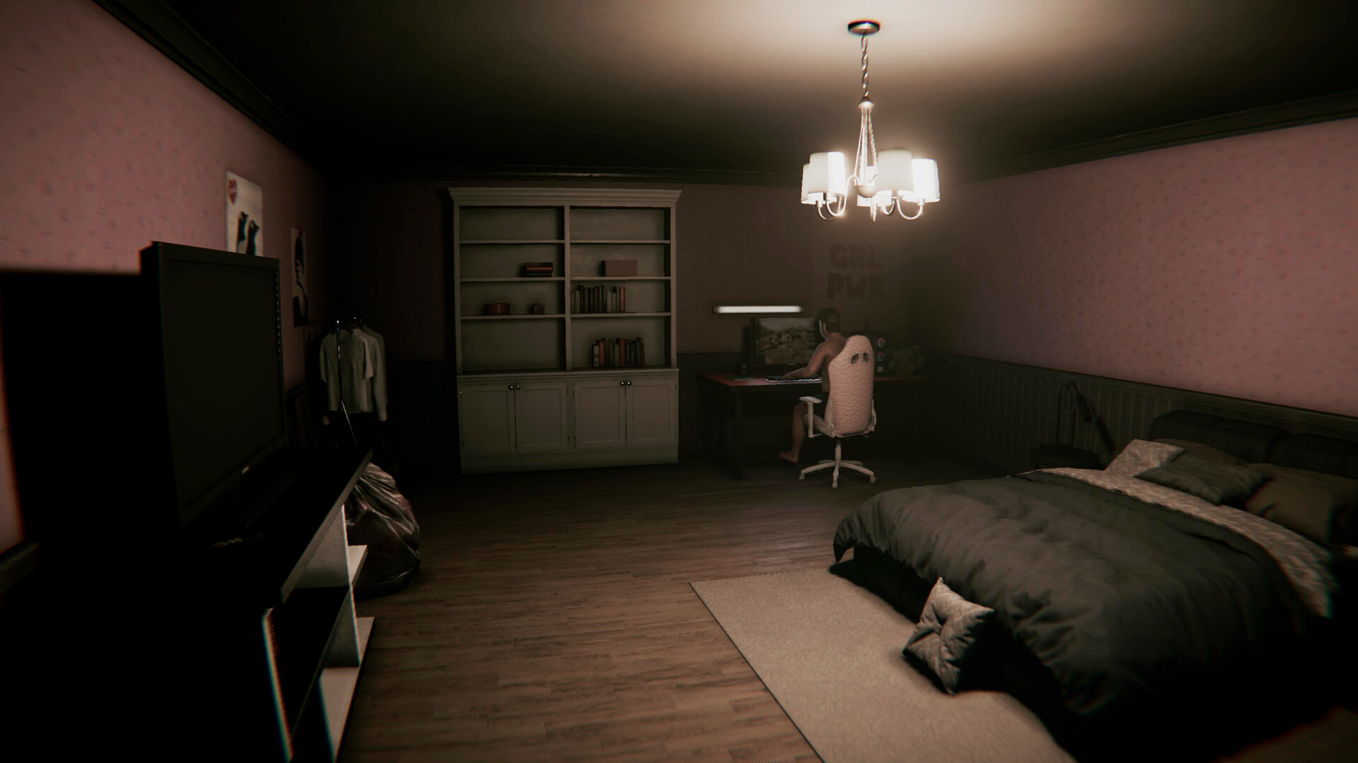 I woke up in the house of a fat man: he's over 30 years old and loves beer and games screenshot #5