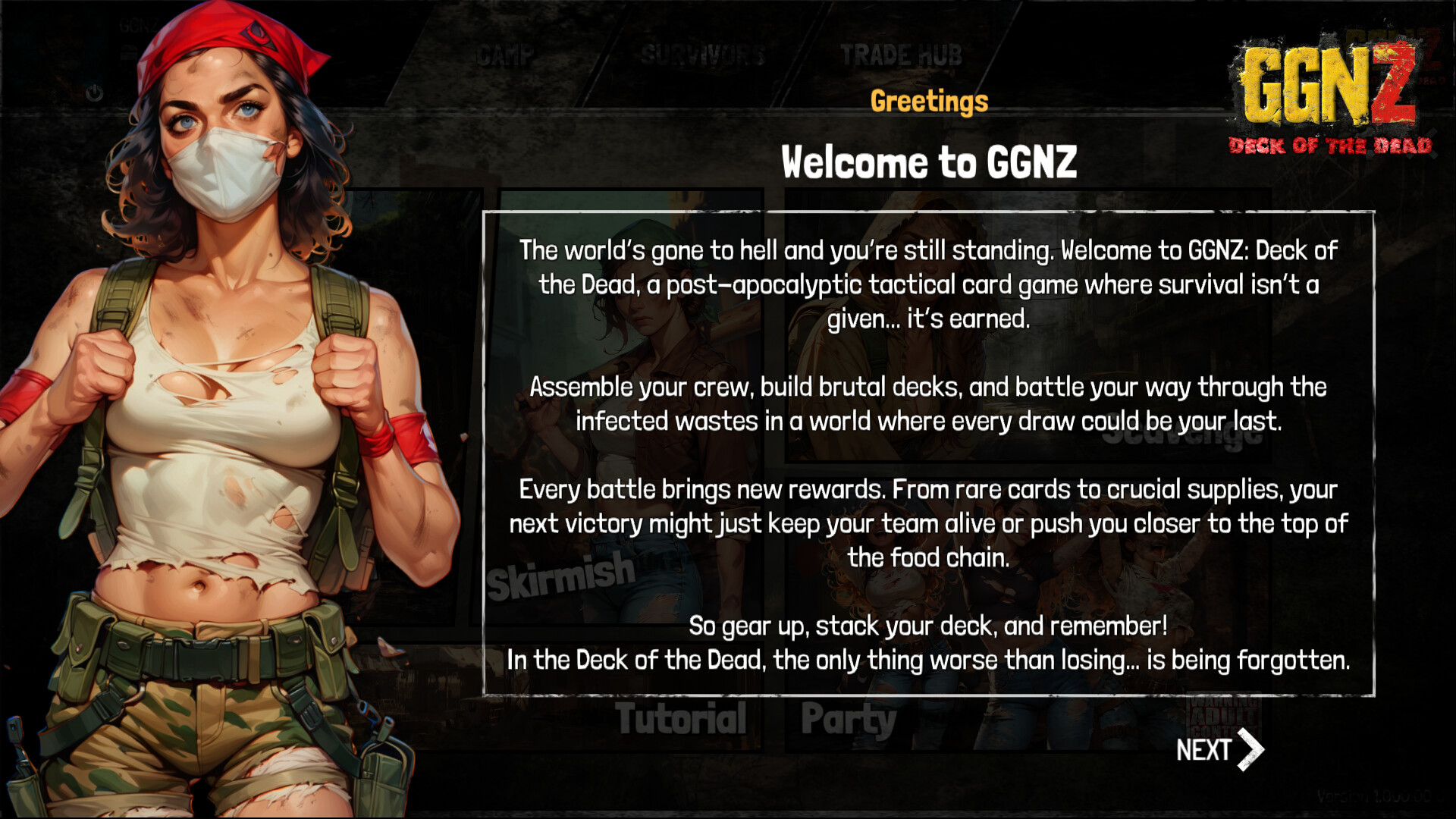 GGNZ: Deck of the Dead screenshot #1